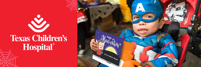 Halloween 2021, Texas Children's Hospital, smiling kid, patient wearing mask