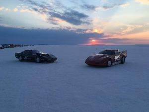 Sun Rise on the salt